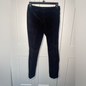 Liz Claiborne Straight Leg Black Velvet Pants Women’s Size 4